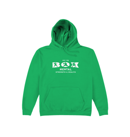 Kelly Green Printed Hoody Front