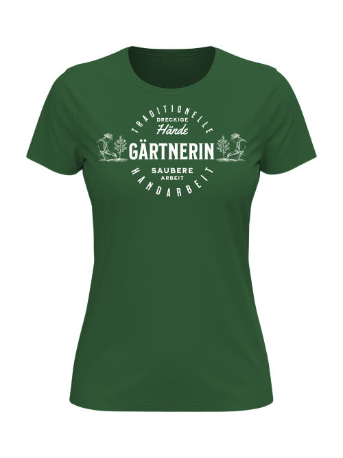 T-Shirt Gärtnerin | T-Shirt Landschaftsgärtnerin | Girlie-Shirt Gärtnerin 