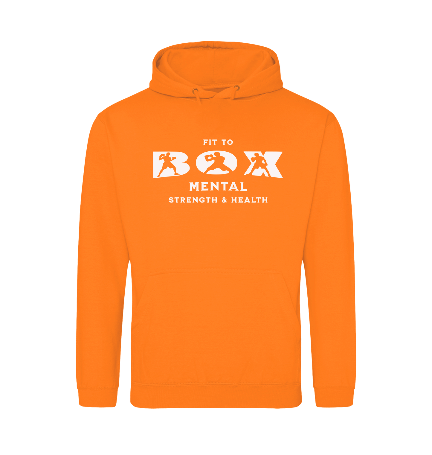 Orange Crush Printed Hoody Front