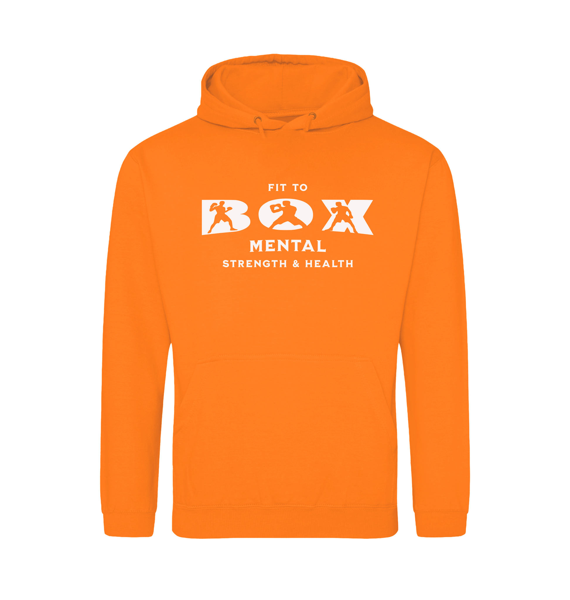 Orange Crush Printed Hoody Front