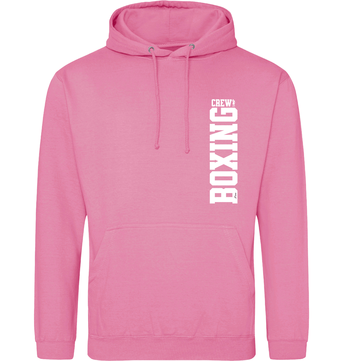 Bubblegum Pink Printed Hoody Front