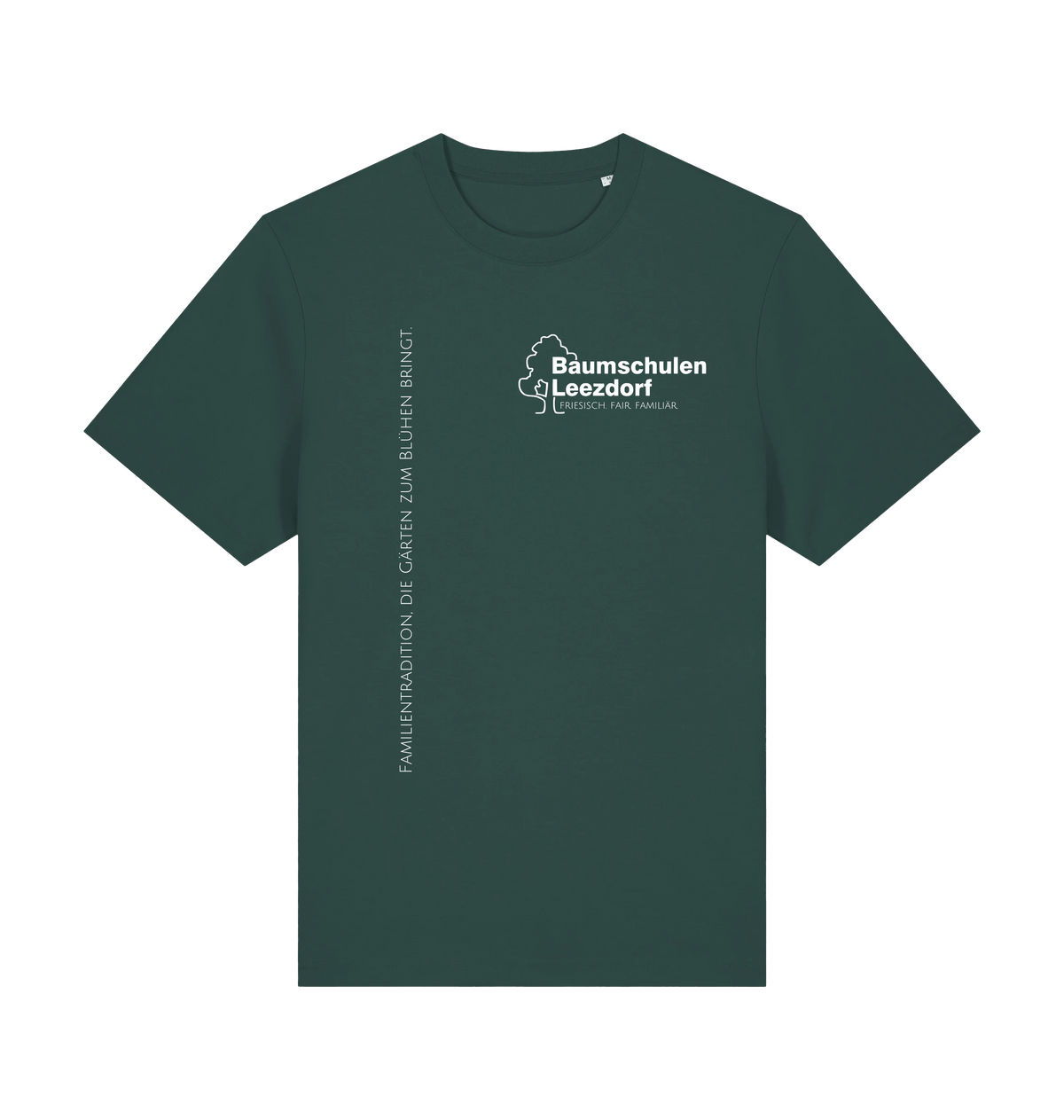 Glazed Green Printed T-shirt Front