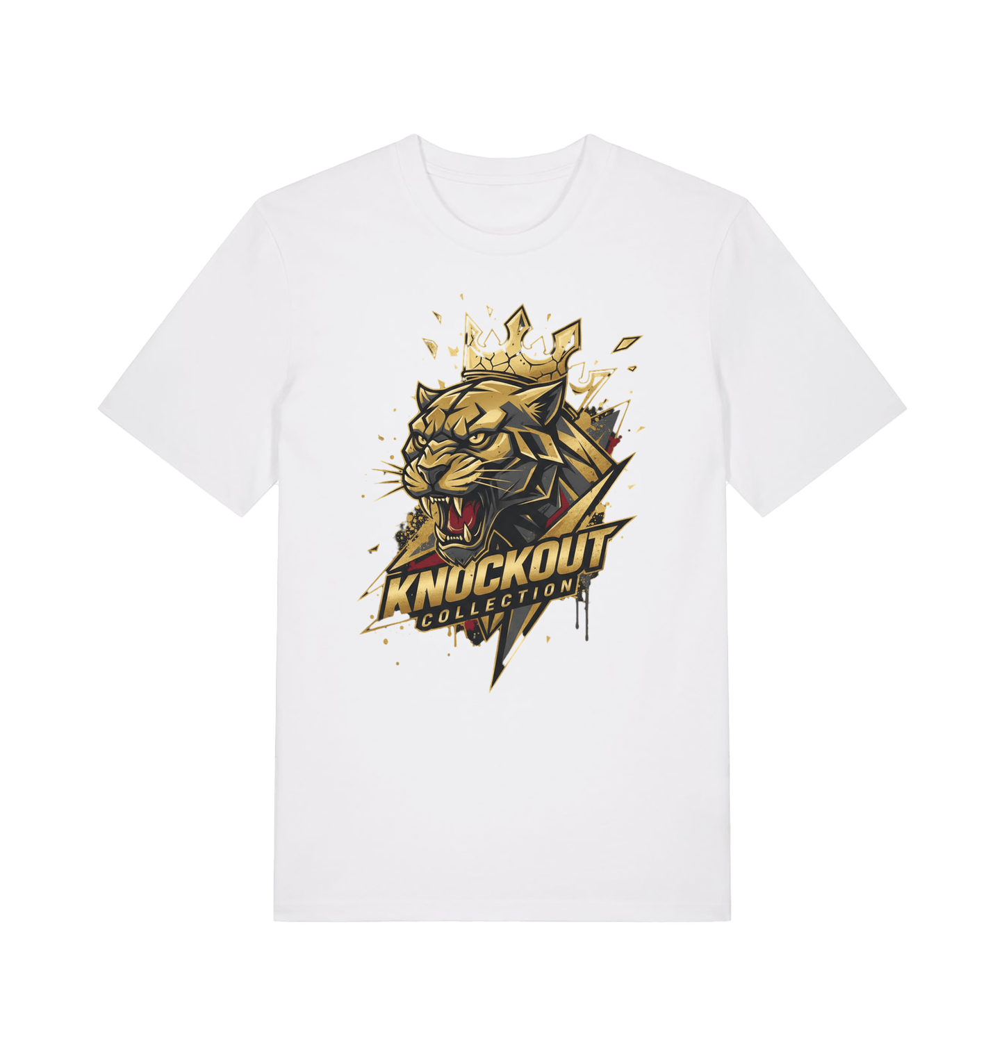 White Printed T-shirt Front