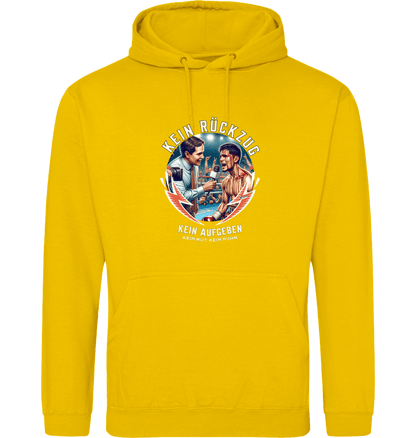 Gold Printed Hoody Front