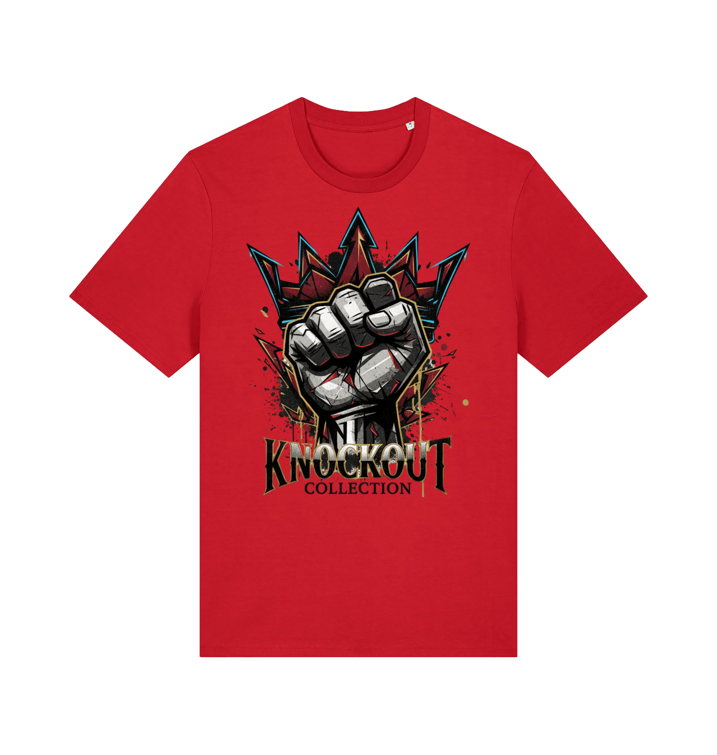 Red Printed T-shirt Front