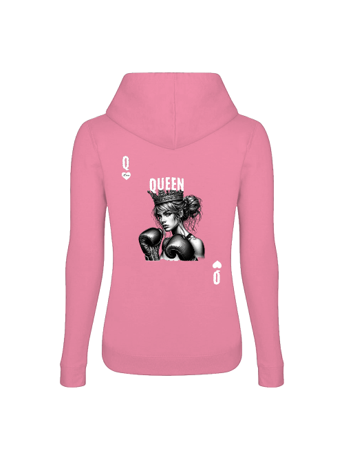 Girlie College Hoodie | Boxing Queen II