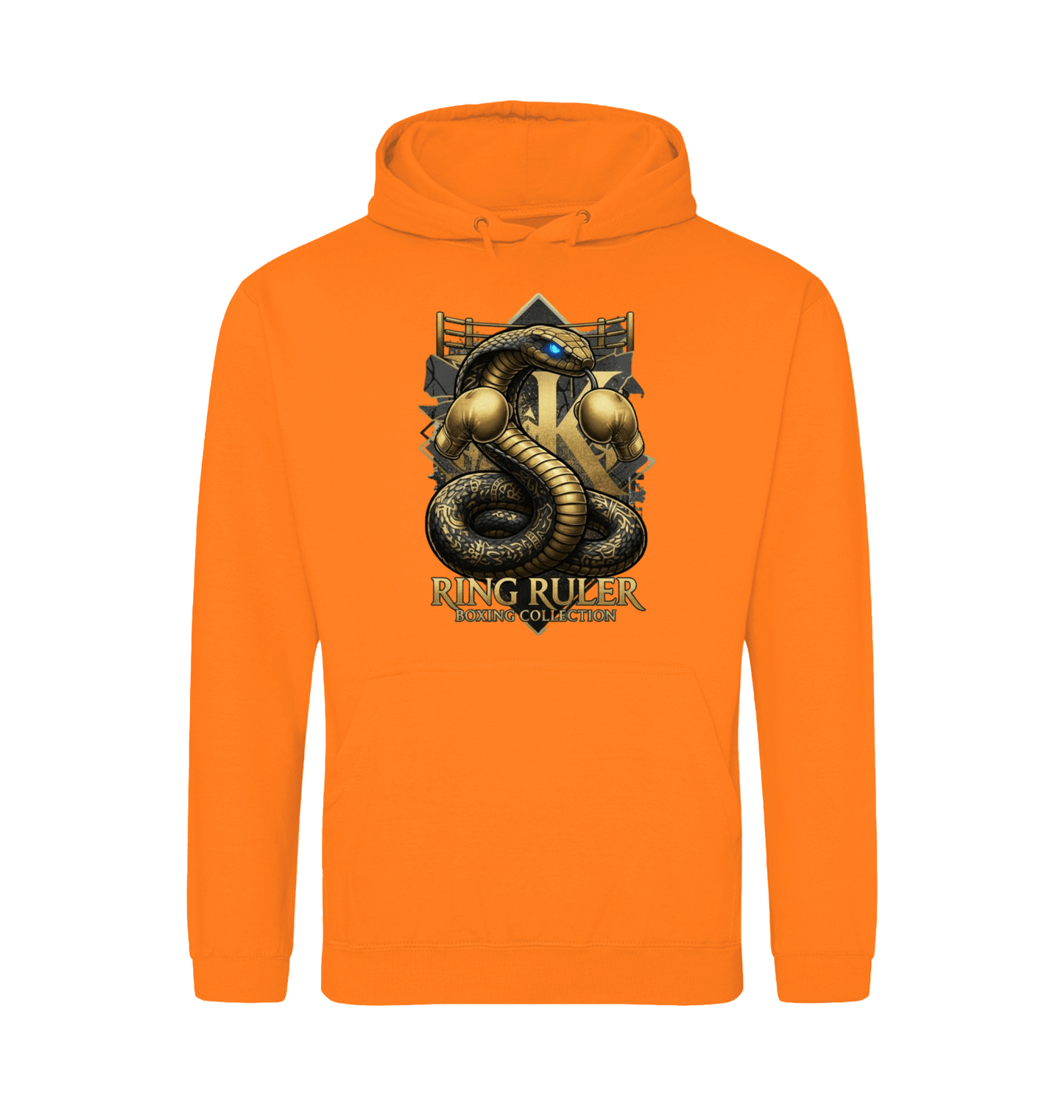 Orange Crush Printed Hoody Front