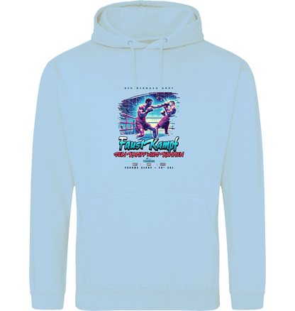 Ice Blue Printed Hoody Front