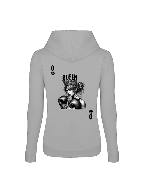 Girlie College Hoodie | Boxing Queen