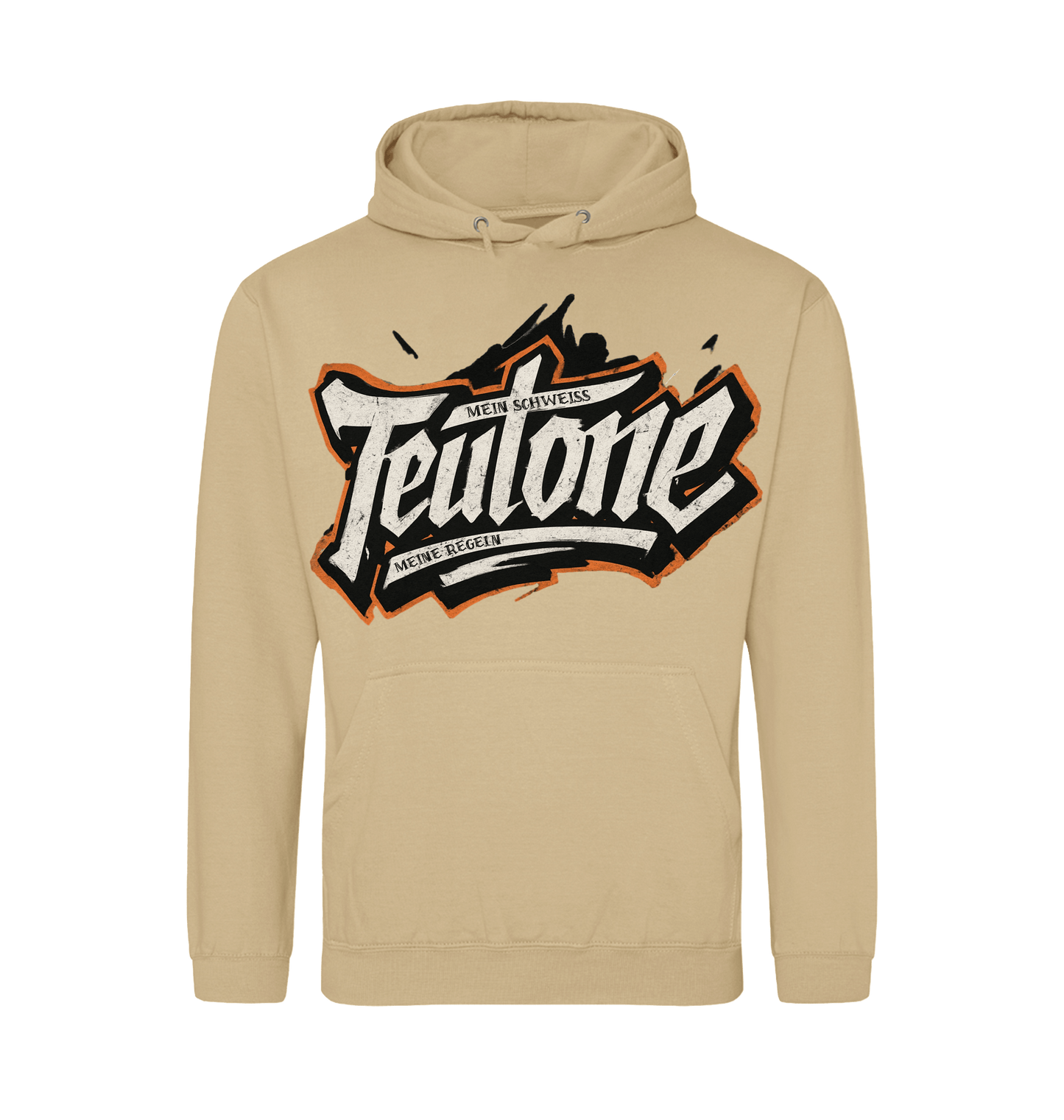 Desert Sand Printed Hoody Front