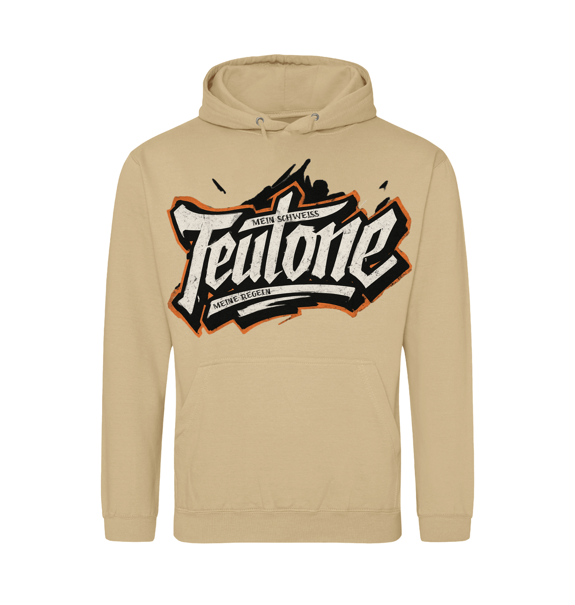 Desert Sand Printed Hoody Front