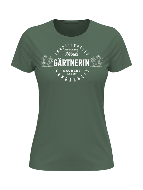 T-Shirt Gärtnerin | T-Shirt Landschaftsgärtnerin | Girlie-Shirt Gärtnerin 