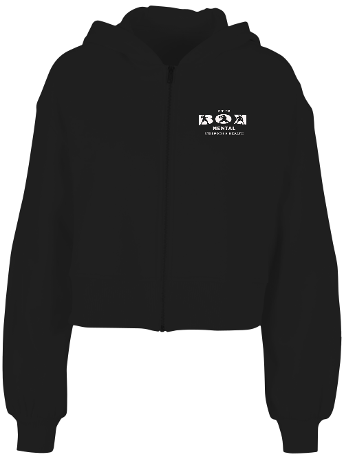 Ladies Short Oversized Zip Jacke Boxen | fit to box