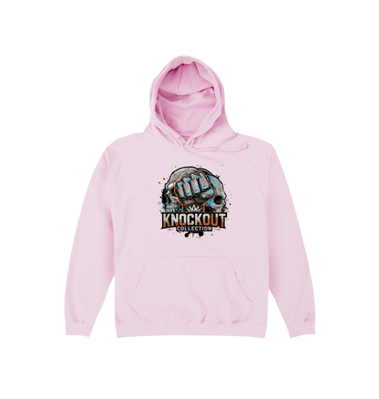 Baby Pink Printed Hoody Front