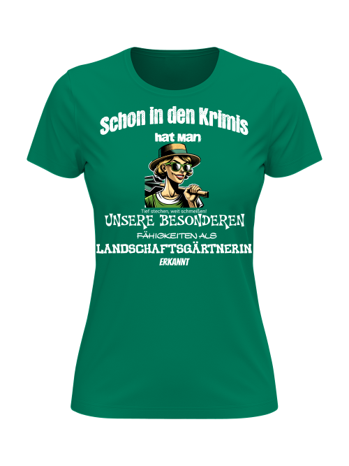 Girlie Shirt Landschaftsgärtnerin