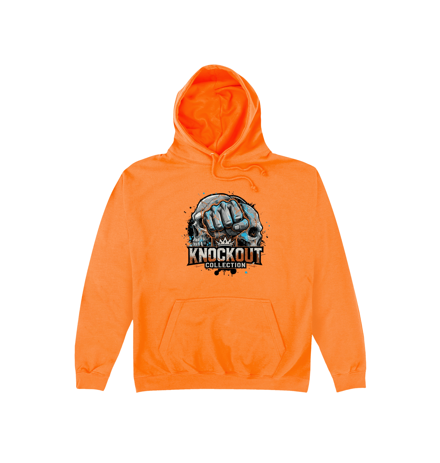 Orange Crush Printed Hoody Front