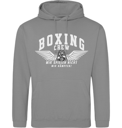 Platinum Grey Printed Hoody Front