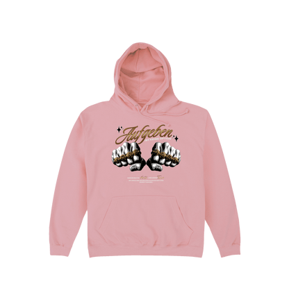 Dusty Pink Printed Hoody Front