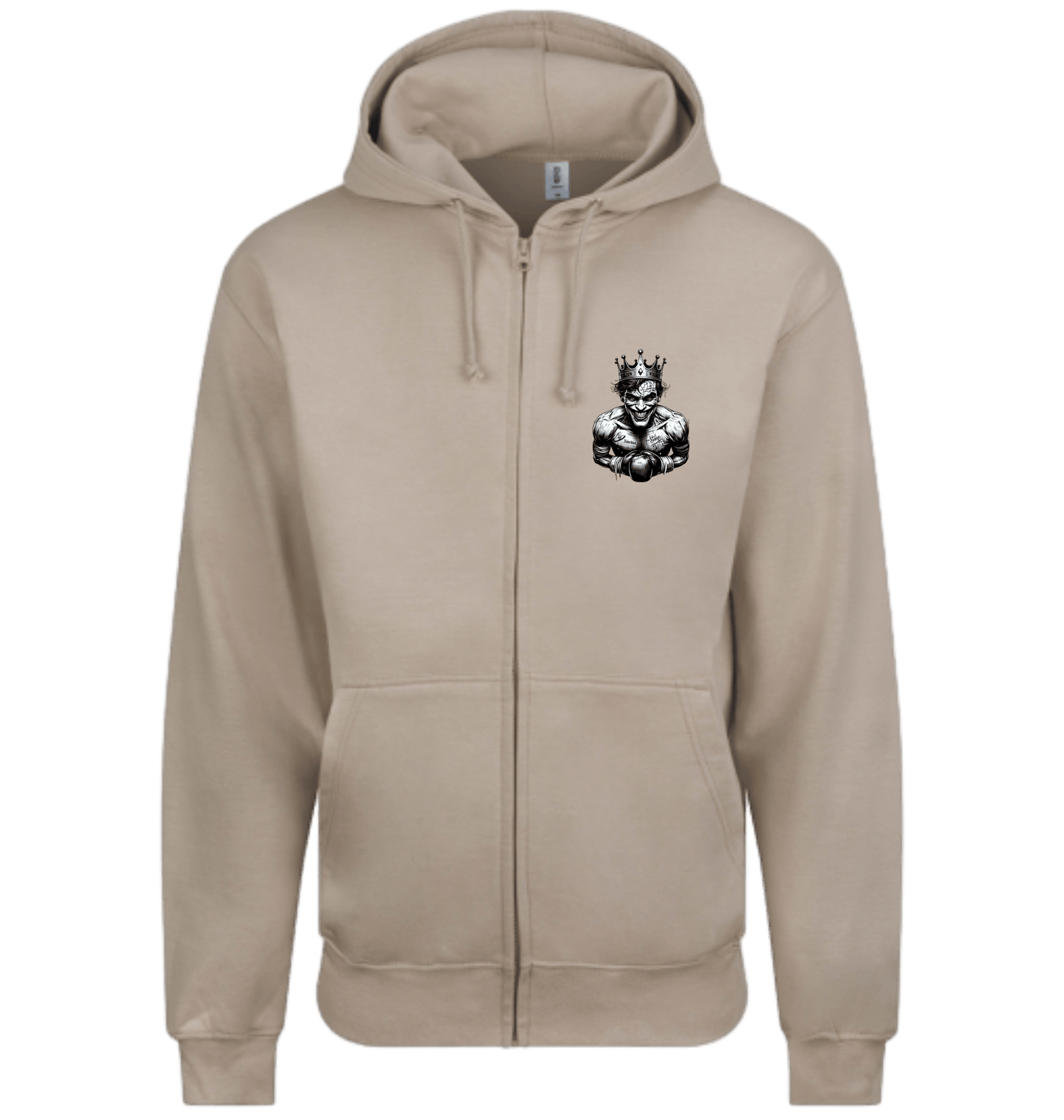 Natural Stone Zip hoody Front