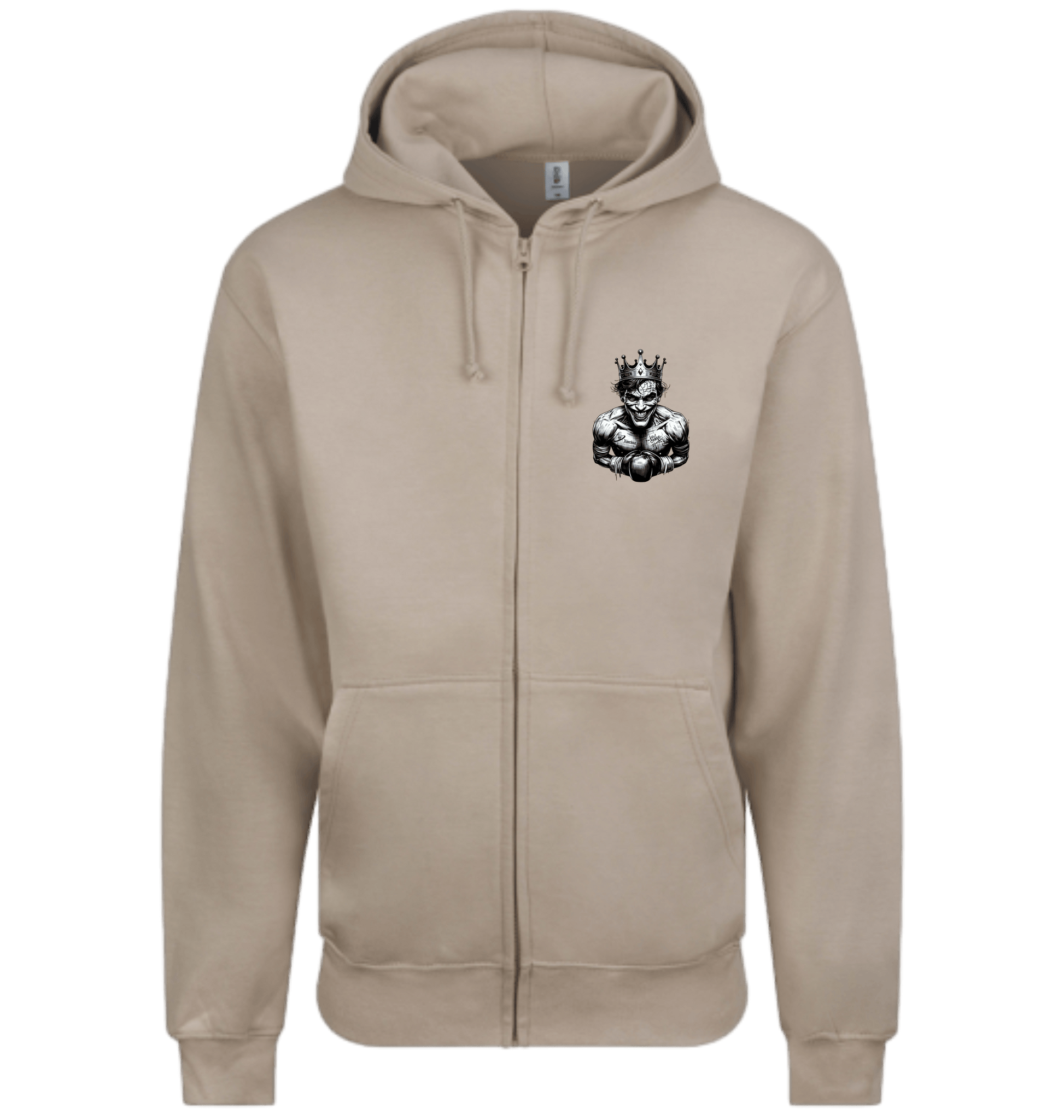 Natural Stone Zip hoody Front