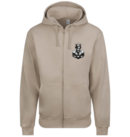 Natural Stone Zip hoody Front