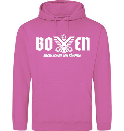 Candyfloss Pink Printed Hoody Front