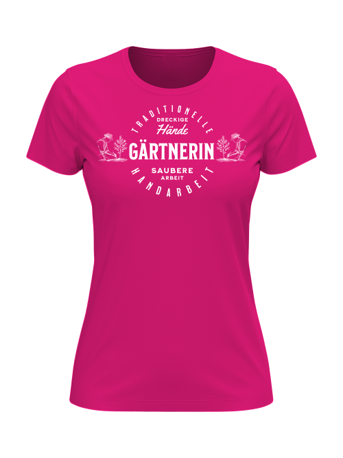 T-Shirt Gärtnerin | T-Shirt Landschaftsgärtnerin | Girlie-Shirt Gärtnerin 