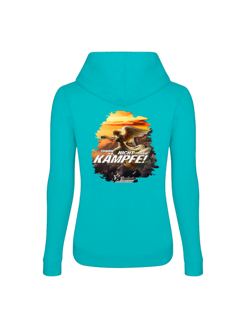Girlie College Hoodie Boxen | Träume nicht nur, kämpfe!