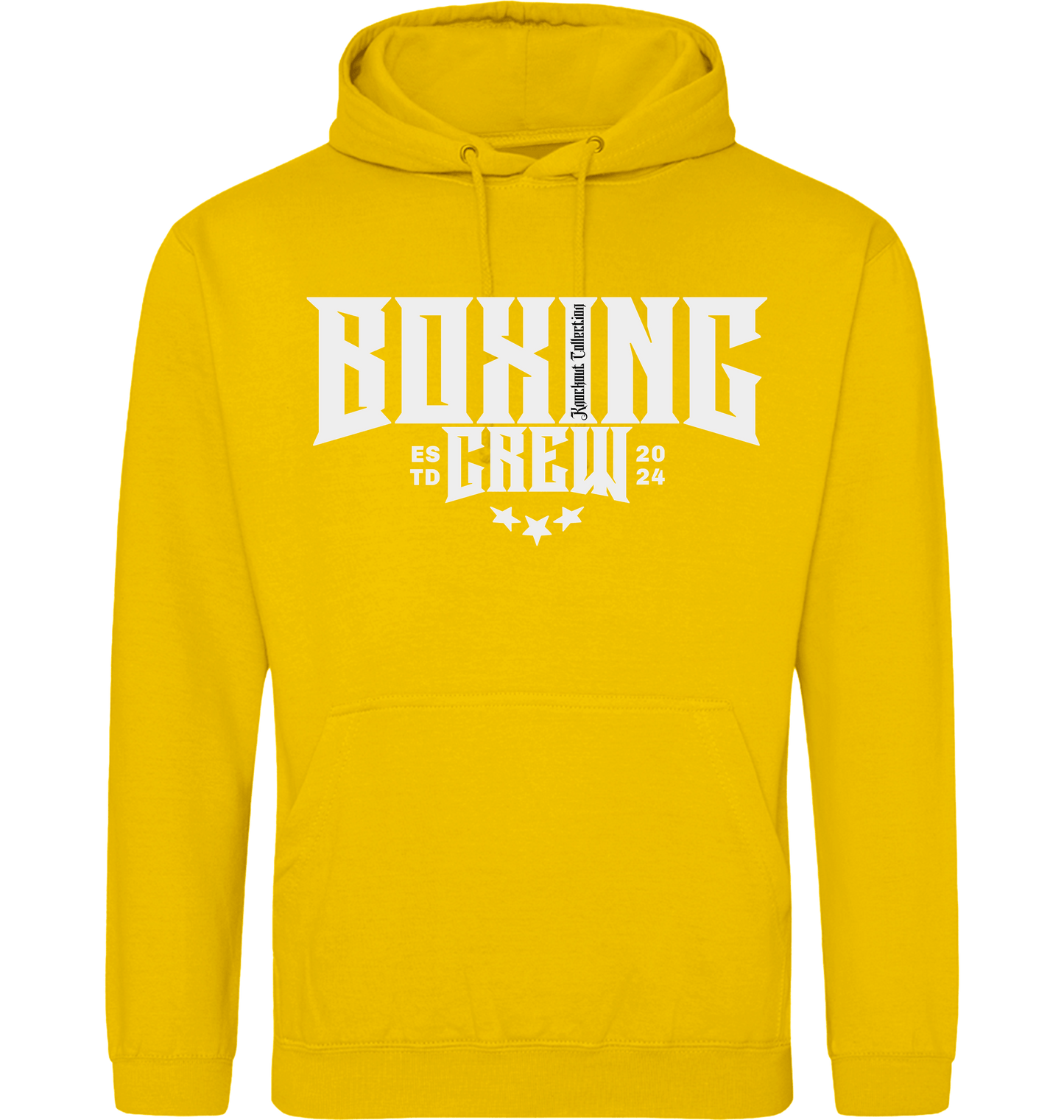 Gold Printed Hoody Front