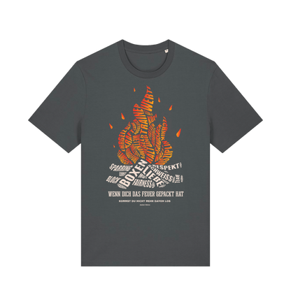 Anthracite Printed T-shirt Front