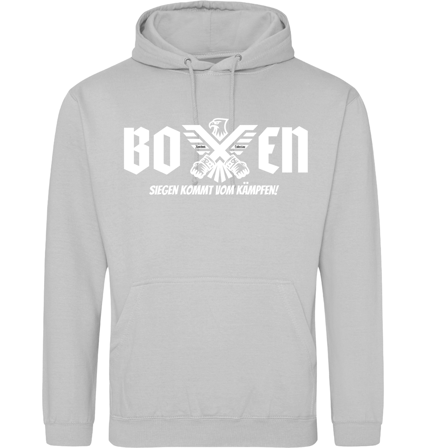Moondust Grey Printed Hoody Front