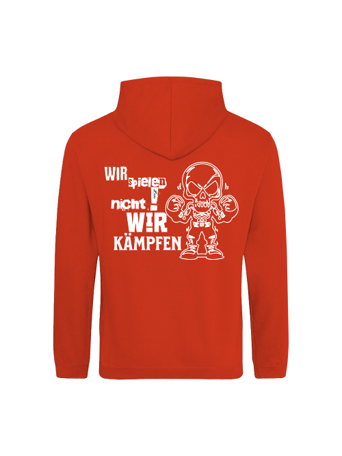 Knockout Collection Box Hoodie wir spielen nicht wir kämpfen