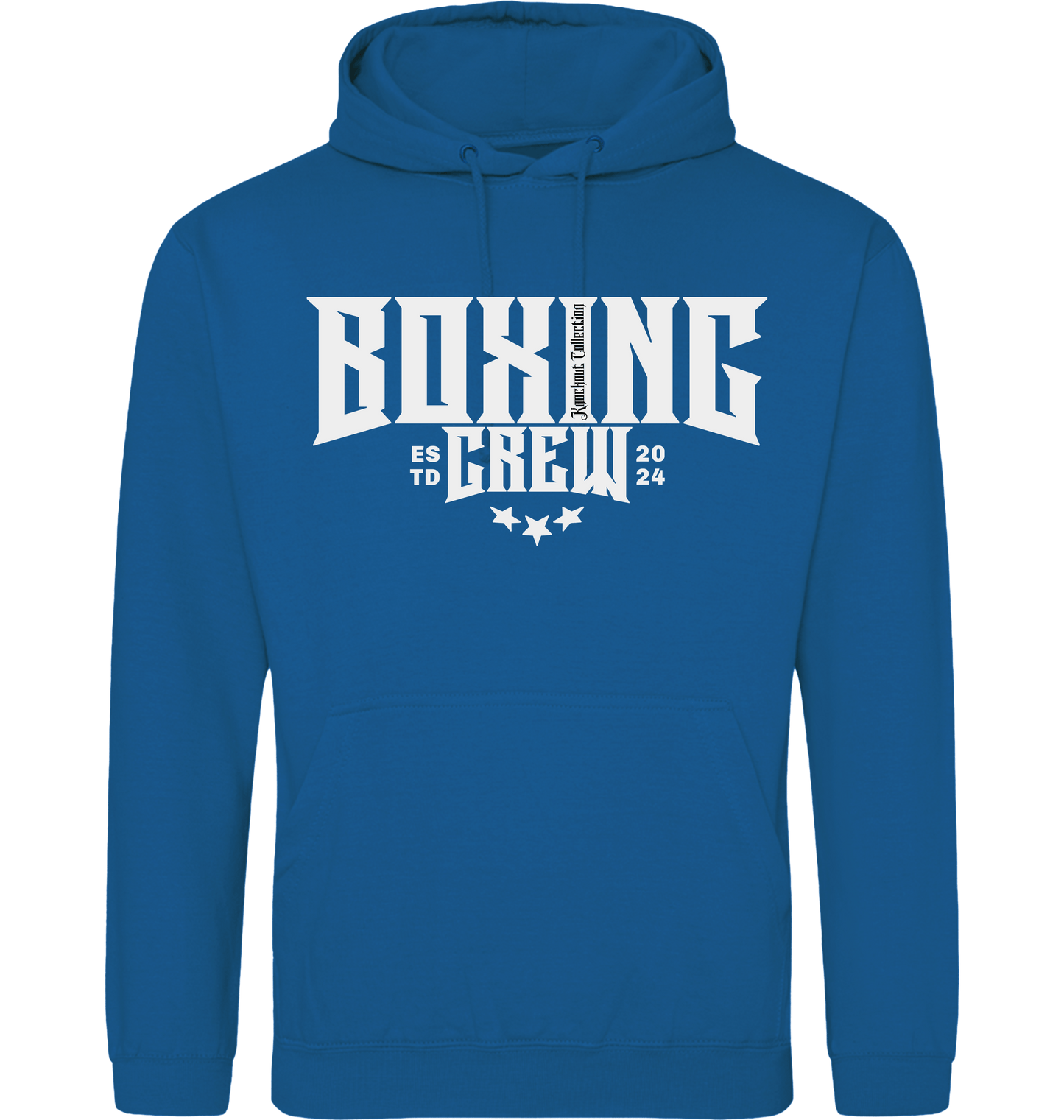 Tropical Blue Printed Hoody Front