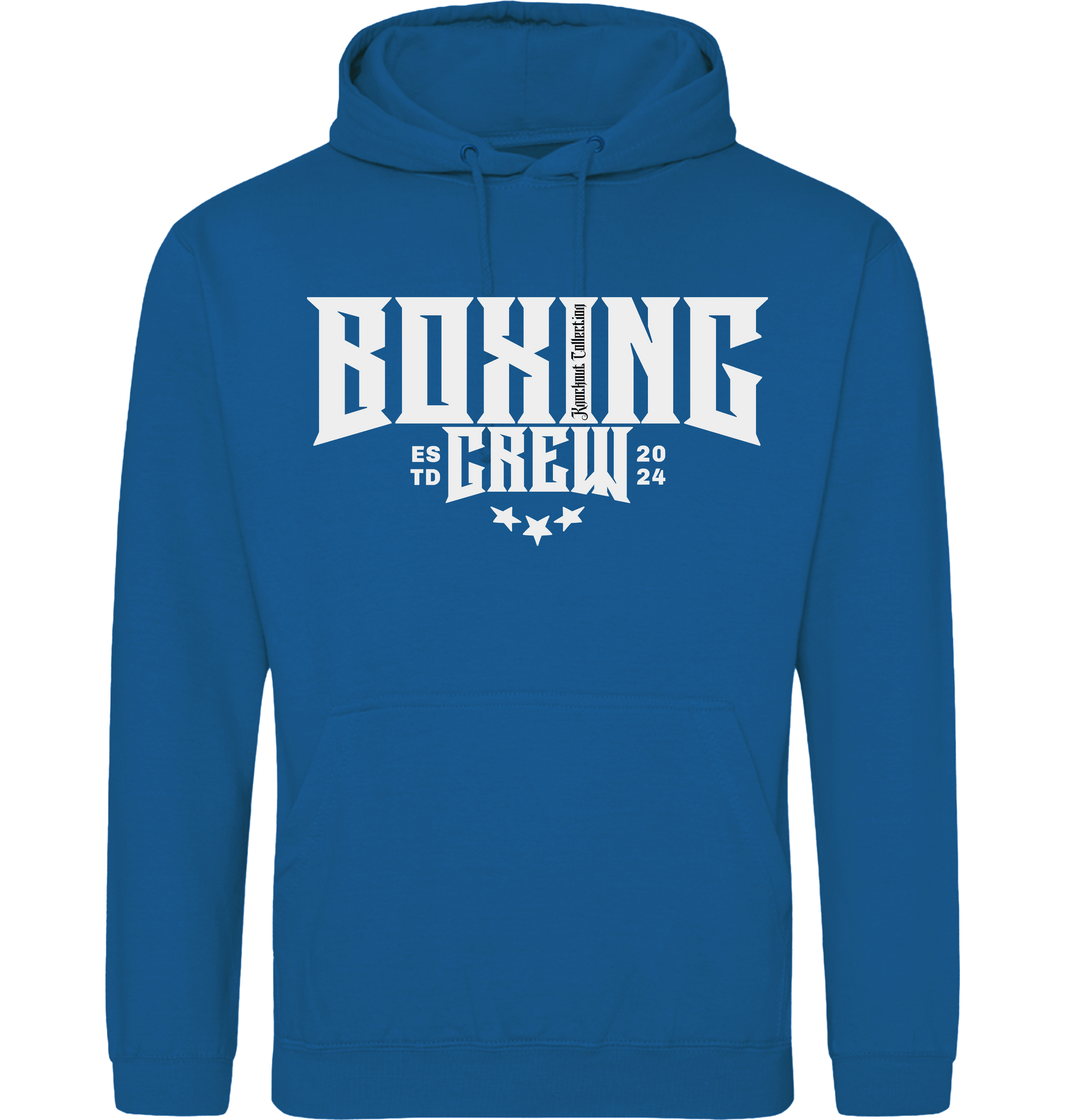 Tropical Blue Printed Hoody Front
