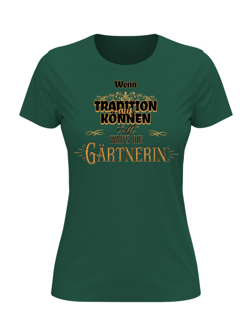 T-Shirt Landschaftsgärtnerin | Oswald Gärten 