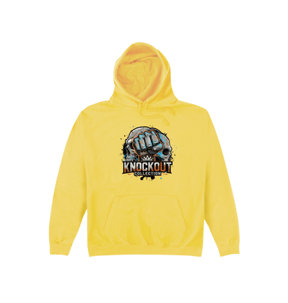 Sun Yellow Printed Hoody Front