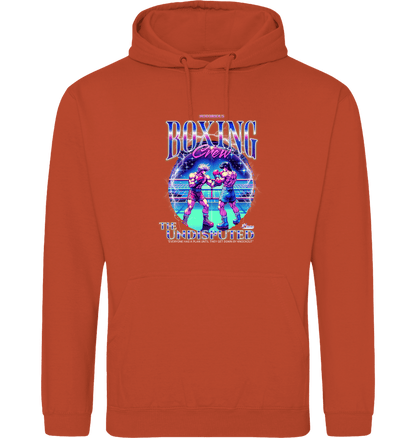 Burnt Orange Printed Hoody Front