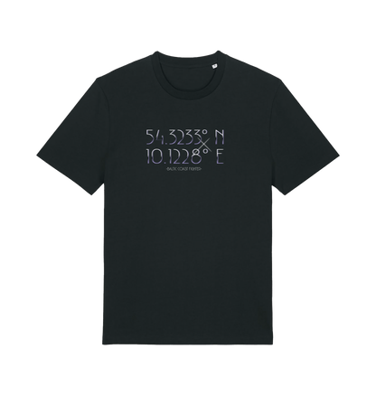 Black Printed T-shirt Front