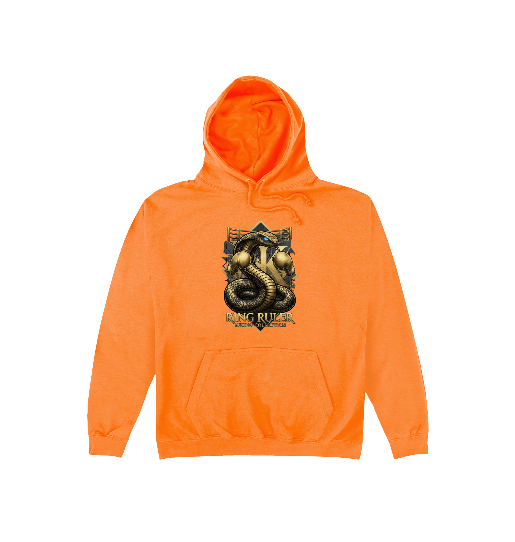 Orange Crush Printed Hoody Front