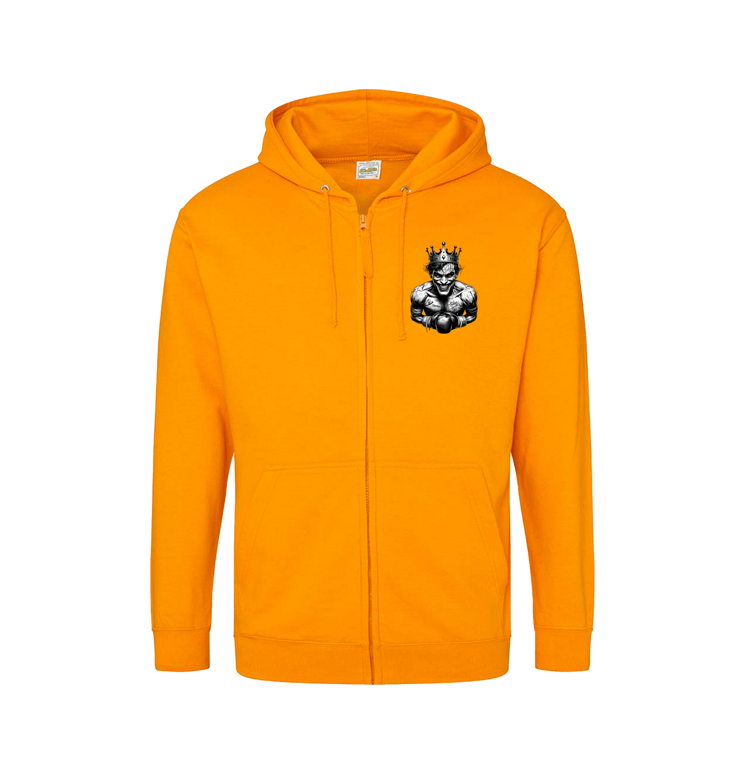 Orange Crush Zip hoody Front