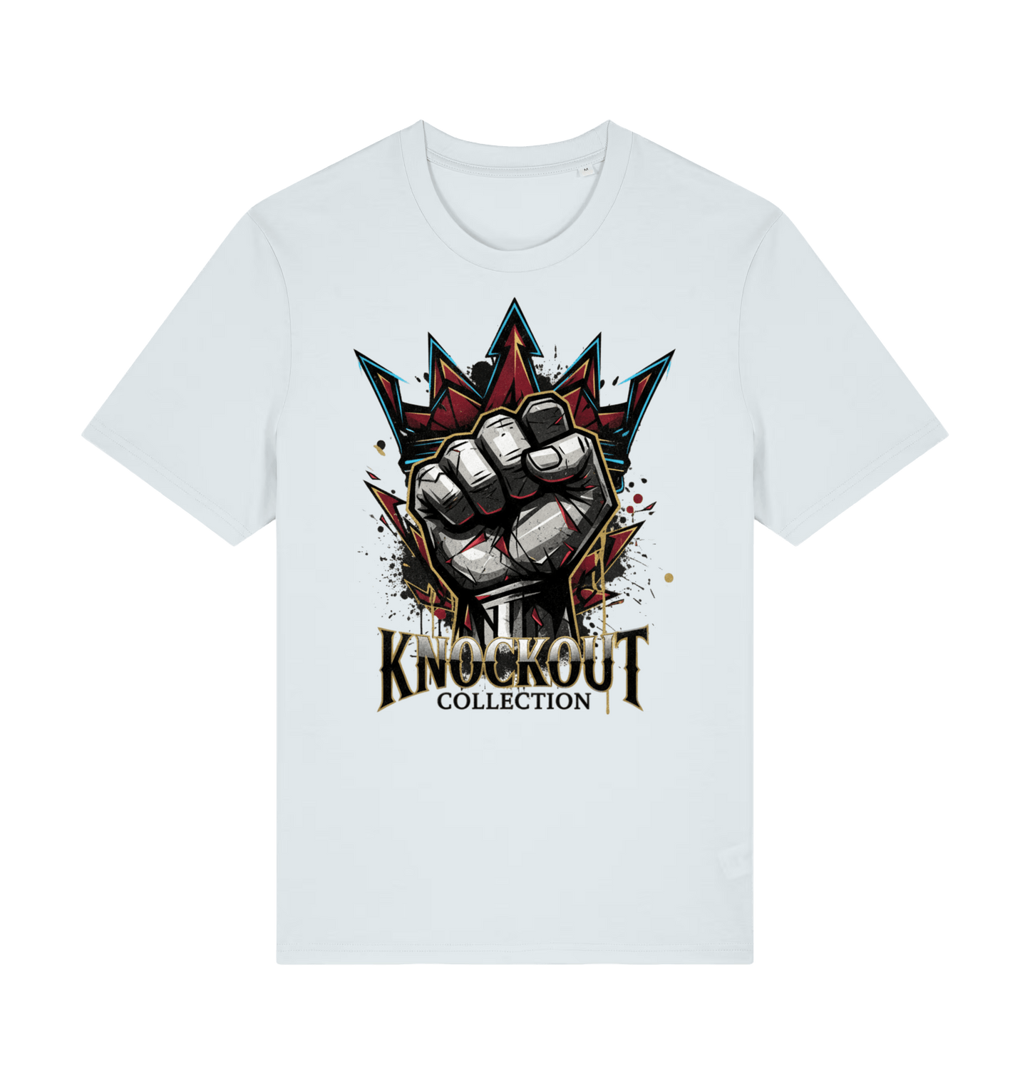 Blue Ice Printed T-shirt Front