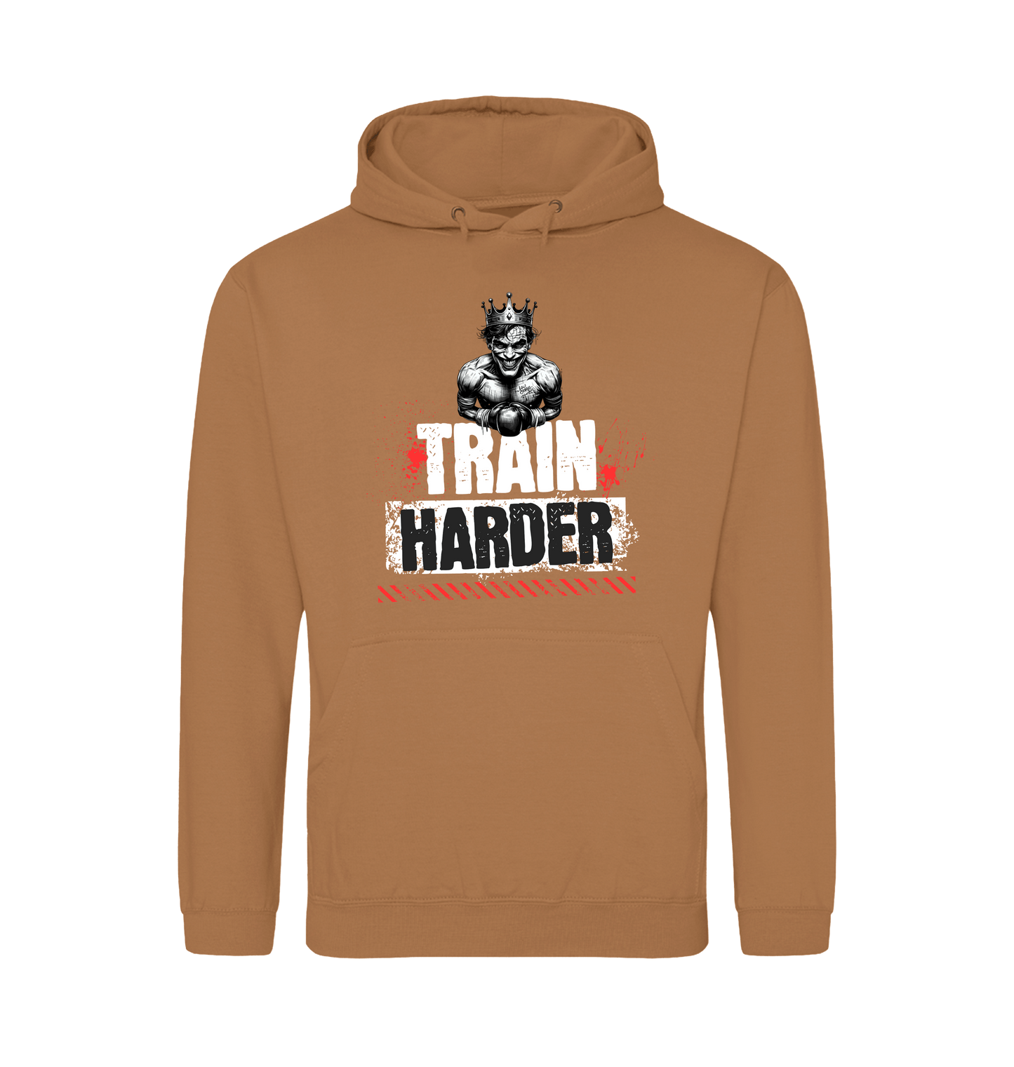 Caramel Latte Printed Hoody Front