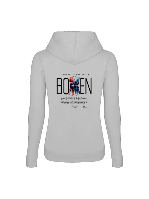 Girlie College Hoodie | Mein Herz schlägt fürs Boxen 3