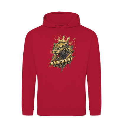 Fire Red Printed Hoody Front