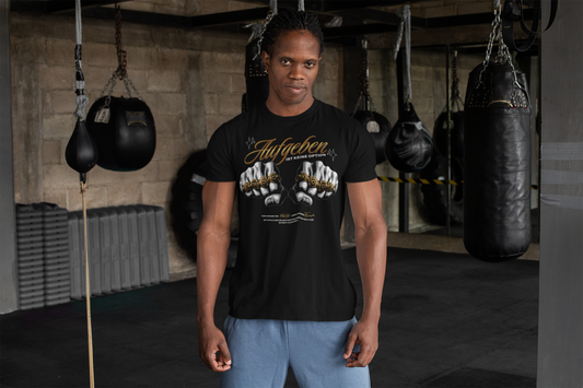 Box-Shirt Aufgeben ist keine Option | Knockout Collection | Boxwear | Streetwear | Boxkleidung 