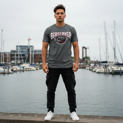 T-Shirt Classic Berserker Anthracite Frontansicht Knockout Collection