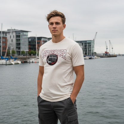 T-Shirt Classic Berserker Off White Frontansicht Knockout Collection