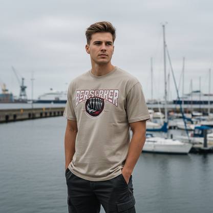 T-Shirt Classic Berserker Stone Frontansicht Knockout Collection