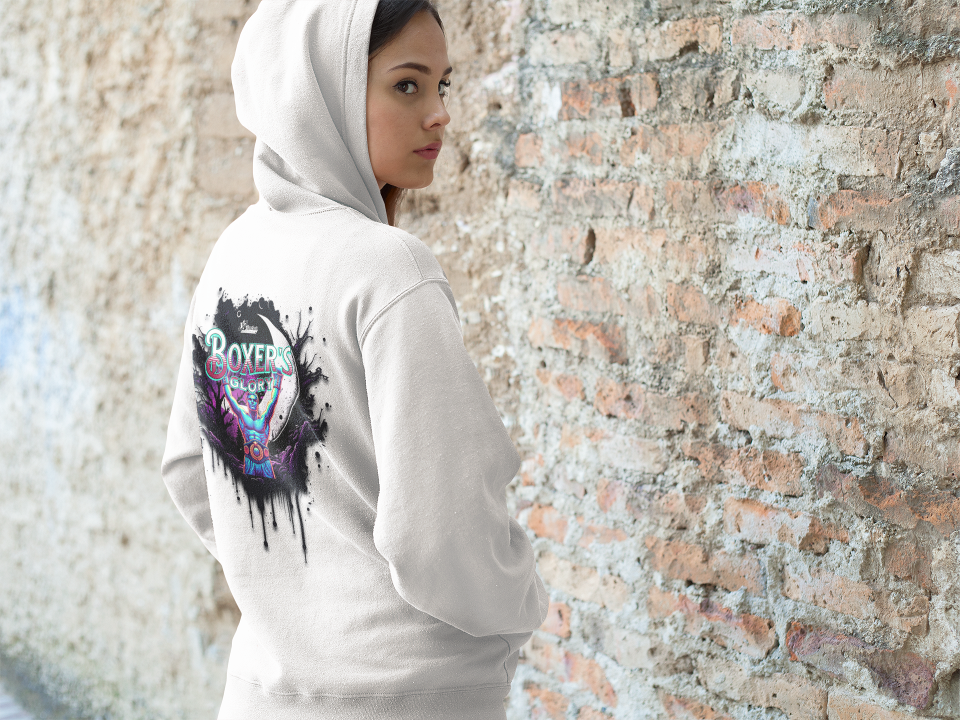 Girlie College Hoodie Boxen | Boxer's Glory | Knockout Collection