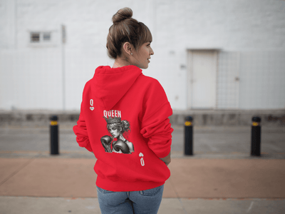 Girlie College Hoodie | Boxing Queen II